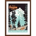 thumbnail image 2 of Art.com Oregon Travel Poster, Troutdale Art Print, Brown Frame Wall Art, 17" x 23", 2 of 5