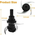 thumbnail image 3 of shiyou-Replacement Blade for Ninja Chopper NJ100C, Ninja Express Chop Accessory, Attachment for Ninja Food Processor 200-Watt, 16oz (2 Pack), 3 of 4