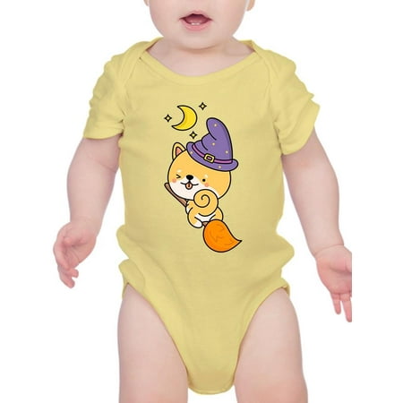 

Cute Magic Shiba On Broom Bodysuit Infant -Image by Shutterstock 12 Months
