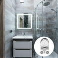 thumbnail image 4 of Miangastore Rouleau de Porte de Douche au Design Professionnel en Alliage de Zinc 1 Ensemble 2,8 X 1,8 Po, 4 of 8
