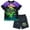 Grave digger, variant on Grave Digger El Toro Loco Megalodon Pullover Pajama Shirt and Shorts Sleep Set Toddler to Little Kid