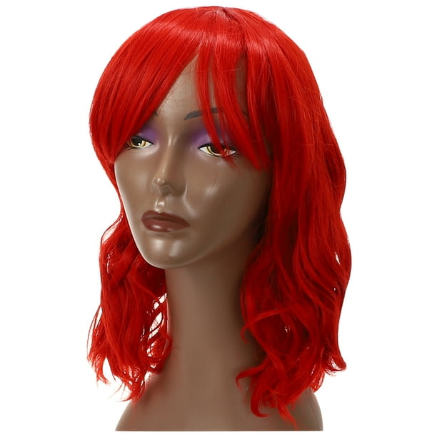 Long red clearance curly wig