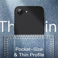 thumbnail image 5 of JETech Ultra Slim Case for iPhone 17e (2026) / iPhone 16e, Matte Finish PP Cover (Black), 5 of 6