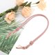 thumbnail image 4 of Ofertas Únicas 1 Pc Correa de Bolso de Moda para Oficina Rosa PU Metal, 4 of 5