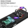 thumbnail image 5 of for Samsung Galaxy Z Flip 7 Case, Phone Case Samsung Z Flip 7 5G, Slim Kickstand with 360 Rotating Ring Holder Shockproof Protetive Girls Women PC Cover for Galaxy Z Flip 7, Black, 5 of 8