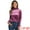 Pink Purple, variant on DARING DIVA Women's Turtleneck Long Sleeve Stretchy Velvet Blouses M Olive Green