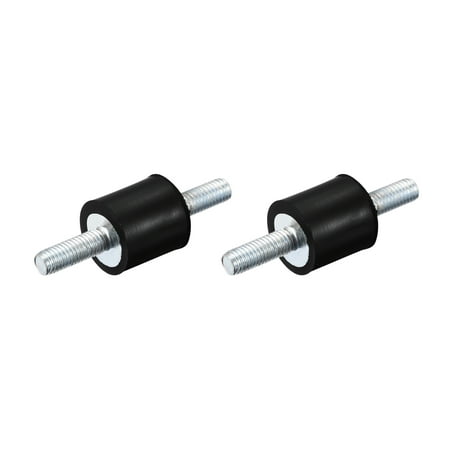 

M5x15mm Rubber Mounts 2 Pack Anti Isolator Studs Shock Absorber Male 15x15mm