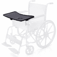 thumbnail image 1 of Bandeja para Silla de Ruedas con Portavasos | Charola Ergonomica ABS Resistente, Abrazadera Ajustable, Instalacion sin Herramientas | Negro, 1 of 12