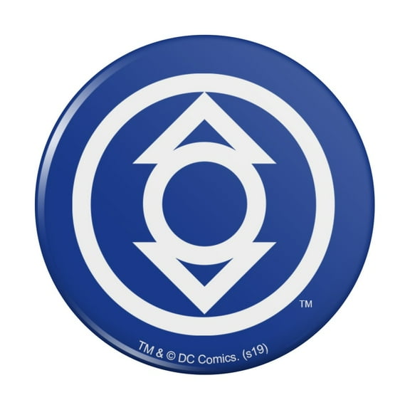 Green Lantern Blackest Night Indigo Lantern Logo Pinback Button Pin