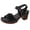 Black, variant on Women Platform Wedge Sandals Ankle Strap Open Toe Dressy Casual Office Work Summer Dress Shoes