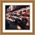 thumbnail image 2 of Maki 15x15 Gold Ornate Wood Framed With Double Matting Wall Art Titled - Toyota Ae86 Drifting In Style Iii, 2 of 6