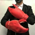 thumbnail image 1 of Toyes Novedosos Fiesta Juguete Creativo Dibujos Animados Cangrejo Lindo Guantes Látex Juego S, 1 of 2