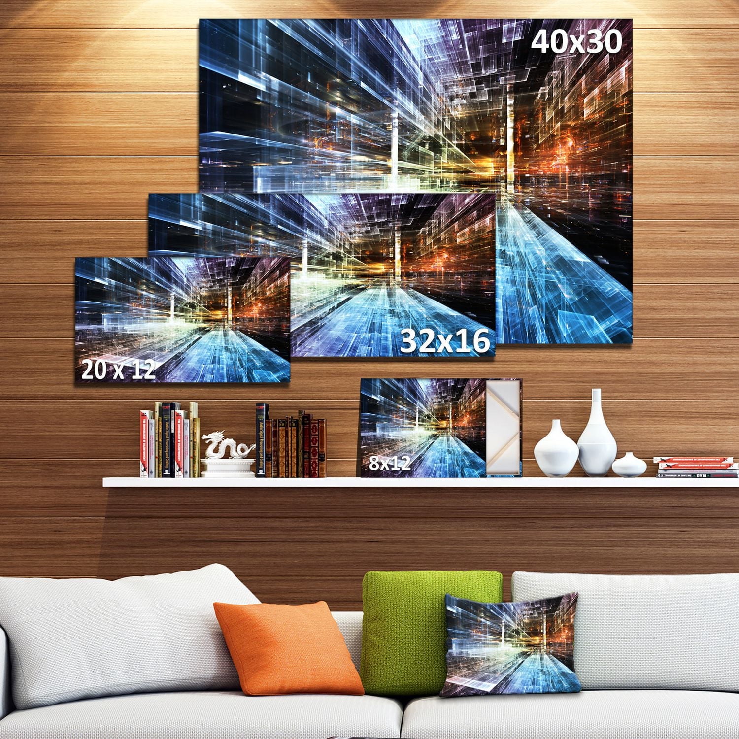 SAUDER Design Art Future Industry Canvas Print
