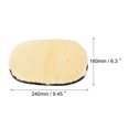 thumbnail image 2 of Uxcell Scratch Free Soft Microfiber Cleaning Mitten Dusting Wash Mitt, Beige Black, 2 of 5