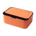 thumbnail image 2 of Orange Plastic Wet Tissue Box with Lid for Storage Compact Size Lightweight and Dustproof, 2 of 3