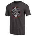thumbnail image 2 of Men's Black Toronto Raptors Distressed Logo Tri-Blend T-Shirt, 2 of 3