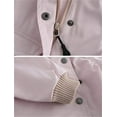thumbnail image 4 of Boys Girls Waterproof Rain Jacket Coat Cotton Lined Raincoat Windproof Hoodies Outwear, 4 of 4