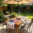 thumbnail image 5 of Cififendec Independence Day Star Stripe Table Runner, 78.74"×13", Long Table Scarf for Dining Room Tabletop & Backyard BBQ Memorial Day Party Home Decor, 5 of 5