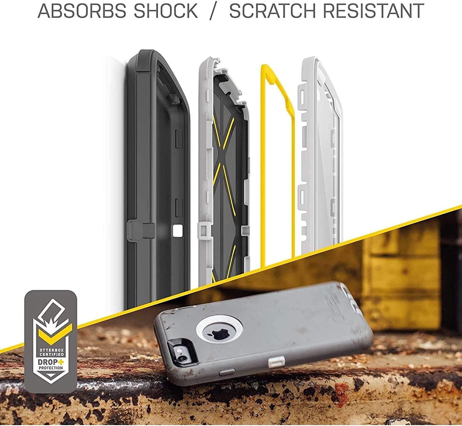 OtterBox Shockproof Rugged Cell Phone Case for iPhone 7/8 and SE, Multicolor