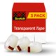 thumbnail image 1 of Cinta adhesiva transparente de 3/4 pulgadas x 1000 pulgadas, 3 cajas, 600 K3, 1 of 9
