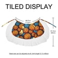 thumbnail image 5 of Basketball Chic Chiffon Beach Dress with Polyester Straps - for Beach Skirts, 5 of 6