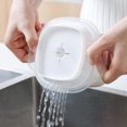 thumbnail image 5 of KAKOWELY 2Pcs Office Steamed Rice Boxes Rice Bowls Microwave Oven Rice Boxes (White),5.91"X4.72"X3.54", 5 of 5