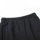 thumbnail image 5 of Pantalones largos para hombre, color liso, con bolsillo y cordón ajustable, de felpa, para exteriores, cálidos, para senderismo, de forro polar grueso, de poliéster., 5 of 7