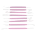 thumbnail image 4 of 8Pcs DIY Fondant Tool Cake Pastry Carving Cutter Chocolate Decorating Mold Set for BakeryPink, 4 of 9