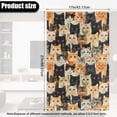 thumbnail image 6 of TSOVTHRID Cats Pattern Non Slip Headrest Protector for Recline Chair Waterproof Recliner Headrest Cover 17x27in PU Leather Couch Head Rest Slipcover for Furniture, 3 Pieces, 6 of 7