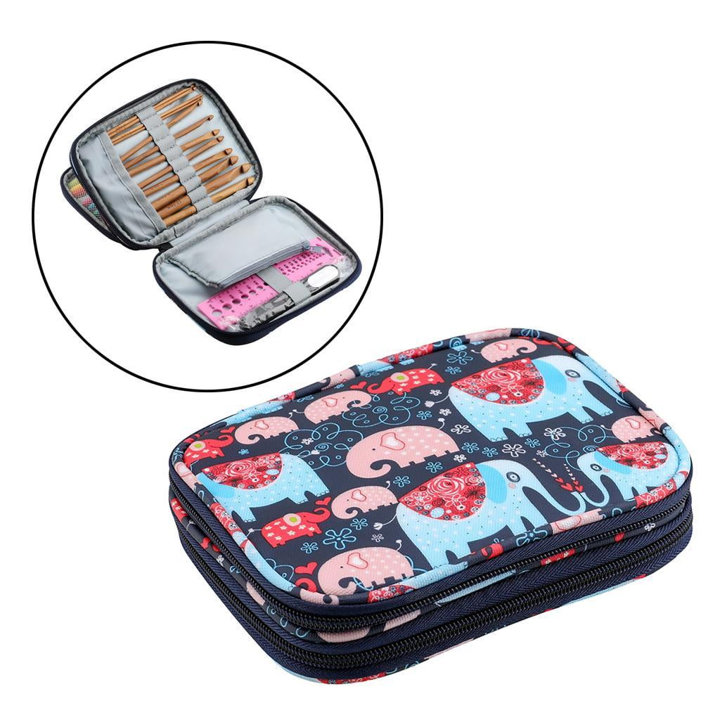 HOMYL Knitting Crochet Hook Case Empty Organizer Cartoon