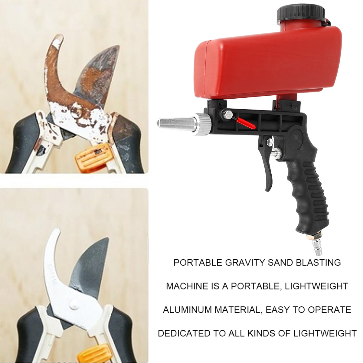 Buy MTFun Sand Blaster Gun Kit Adjustable Air Sandblaster Tool Handheld Sandblaster Spray Tool