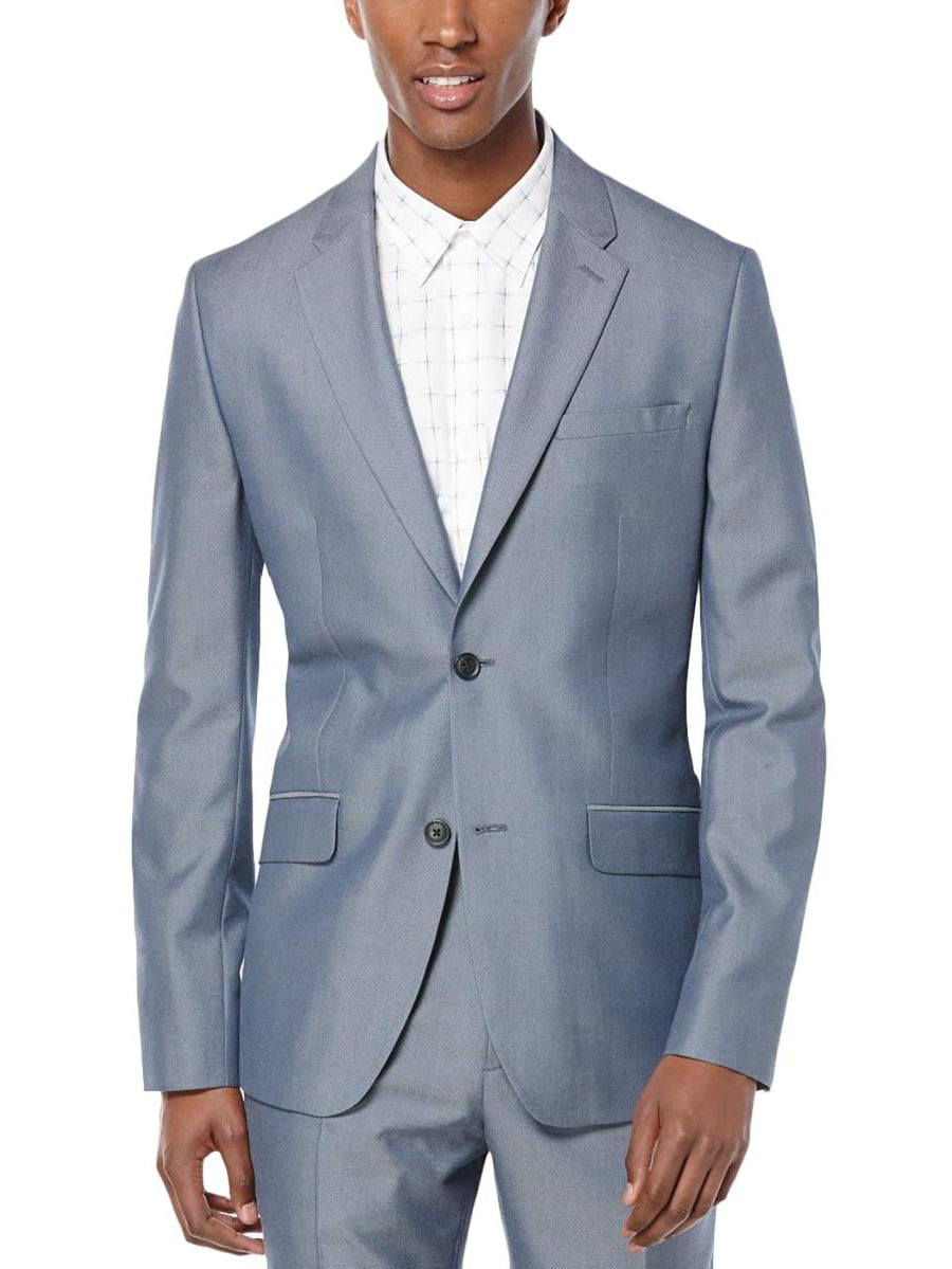 Perry Ellis - Perry Ellis Mens Classic Fit Long Sleeves Two-Button Suit ...
