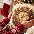 thumbnail image 3 of Xmas 2D Christmas Pillow Cover, Throw Pillow Case, Sofa Bedroom Home Holiday Decor, 17.71 in, 3 of 6