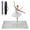 Gray, variant on Dance Floor Mat 6x4 Ft Non-Slip PVC Surface for Ballet Jazz Fitness Portable