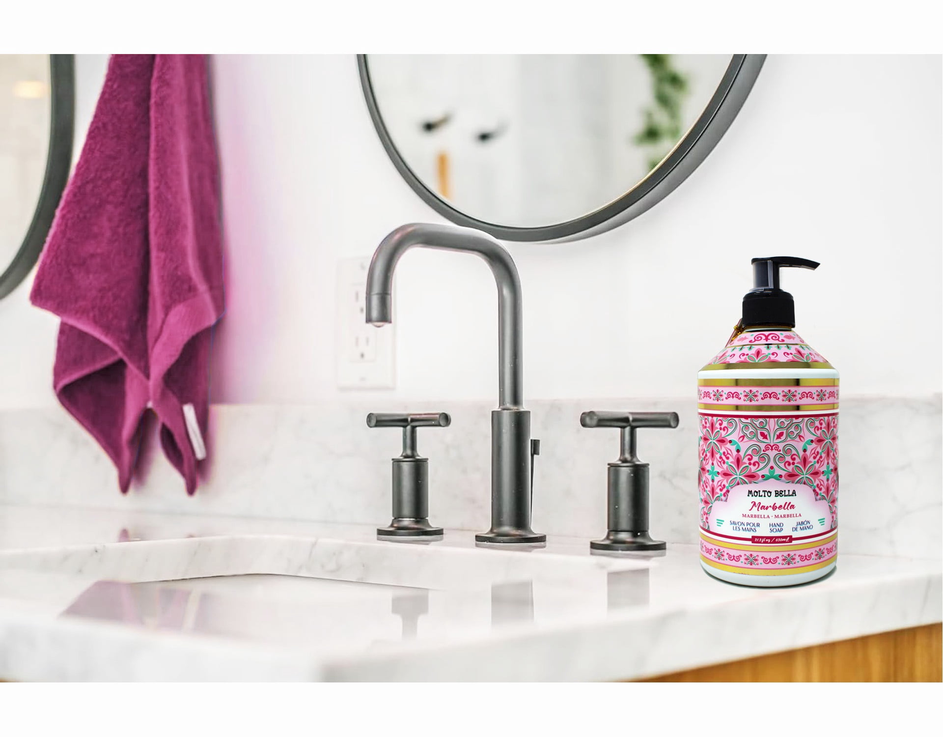 Molto Bella Hand Soap, Marbella Scent, 21.3 fl oz 2 Pack