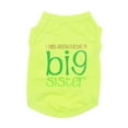 thumbnail image 2 of Walbest Dog T-Shirt Polyester Puppy Shirts "I am going to be a big sister" Print Pet Dog Shirt Small Dog Clothes Summer Pet Shirt Doggie Vest for Small Dogs Pets Puppy Kitten, Green, S Size, 2 of 7
