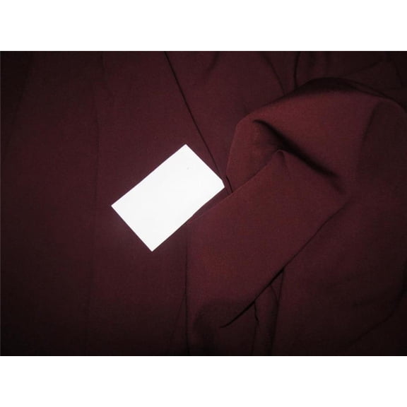 Burgundy Red Scuba Crepe Stretch Jersey Knit Fabric 58quot; wide.