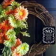 thumbnail image 4 of ANLEY No Soliciting Sign for Home and Business 6" x 4.5", Do Not Ring The Bell - Modern Design for Indoor and Outdoor Use, 4 of 7