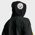 thumbnail image 7 of Men's Fanatics Black Pittsburgh Steelers Helmet Pullover Hoodie, 7 of 7