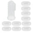 thumbnail image 3 of 10 cepillos de dientes de silicona para bebés, suaves y suaves, para recién nacidos, con carcasa transparente., 3 of 14