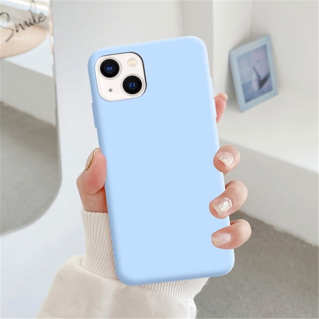 Funda de teléfono Original de silicona suave con carcasa de color para APPLE IPhone 14, 13 Pro Max, 12, 11 Mini, X, XR, XS, 5, 6, 7, 8, SE, 2020 Plus, nueva
