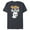 Navy Heather, variant on Junior SuperKitties Bitsy A Little Bit Super - Short Sleeve Blended T-Shirt for Adults - Customized-Dark Heather