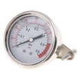thumbnail image 4 of Medidor de de material acero NPT de 1/4 ", Manómetro, Gas, Agua,, 4 of 6