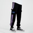 thumbnail image 2 of Pantalones de Anime JoJo's Bizarre Adventure, disfraces de cosplay, pantalones casuales de Kujo Jotaro, monos, pantalones deportivos, 2 of 5