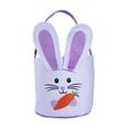 thumbnail image 1 of TIELUTT Easter Children's Cute Rabbit Easter Egg Easter Handbag Event Silicone Mat Baking Quarter Sheet Pizza Dough Tray Silicone Cookie Sheets for Oven Wooden Rods for Baking Pizza Mat, 1 of 5
