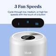 thumbnail image 4 of Levoit Core 300-RAC-P 1073 Sq Ft 3-Stage Filtration Living Room and Bedroom Air Purifier, Gray, 4 of 9