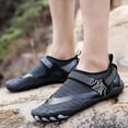 thumbnail image 2 of Black Men's Breathable and Comfortable Outdoor Mesh Shoes Spring Summer Collection Non Slip Hiking Shoes Athletic Shoes and Outdoor Running Shoes Size 8.5, 2 of 9