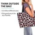 thumbnail image 2 of Disketp French Bulldog1 Bolsa Tote Estampada para Mujer, Bolso de Hombro y de Mano para Compras y Viajes, 2 of 8