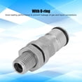 thumbnail image 3 of ZOUSSIQI Gas Balls Lock Post, Stainless Steel Balls Lock Adapter, Keg Posts Parts Liquid Balls Lock Threaded Post Corny Gas Adapter Beer Keg Balls Lock Adapter Post (gas) CA919-17468, 3 of 9