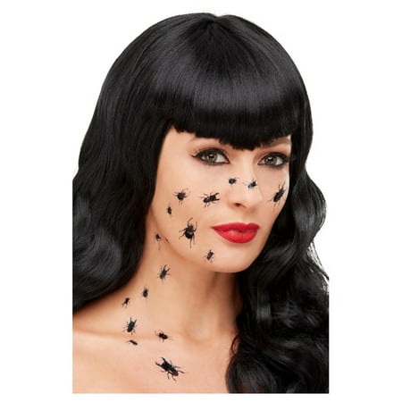 Black Creepy Bug 18-pc Set Unisex Adult Halloween Makeup Costume